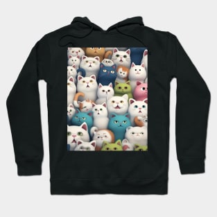 50 alluring kitty faces Hoodie